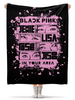 Заказать плед в Москве. Плед флисовый 130x170 см BLACKPINK от geekbox - готовые дизайны и нанесение принтов.