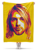 Заказать плед в Москве. Плед флисовый 130x170 см Kurt Cobain от Jimmy Flash - готовые дизайны и нанесение принтов.