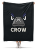 Заказать плед в Москве. Плед флисовый 130x170 см Brawl Stars CROW от weeert - готовые дизайны и нанесение принтов.