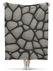 Заказать плед в Москве. Плед флисовый 130x170 см Камни от svetlanas - готовые дизайны и нанесение принтов.