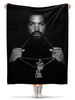Заказать плед в Москве. Плед флисовый 130x170 см Ice Cube от skynatural - готовые дизайны и нанесение принтов.