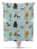 Заказать плед в Москве. Плед флисовый 130x170 см Abstract от oneredfoxstore@gmail.com - готовые дизайны и нанесение принтов.