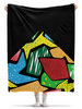 Заказать плед в Москве. Плед флисовый 130x170 см Цветная абстракция от IrinkaArt  - готовые дизайны и нанесение принтов.