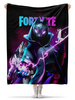 Заказать плед в Москве. Плед флисовый 130x170 см FORTNITE от geekbox - готовые дизайны и нанесение принтов.