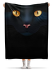 Заказать плед в Москве. Плед флисовый 130x170 см Чёрная кошка от Amerikanka - готовые дизайны и нанесение принтов.