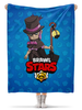 Заказать плед в Москве. Плед флисовый 130x170 см BRAWL STARS MORTIS от geekbox - готовые дизайны и нанесение принтов.