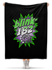 Заказать плед в Москве. Плед флисовый 130x170 см Blink-182 от geekbox - готовые дизайны и нанесение принтов.