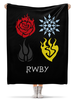 Заказать плед в Москве. Плед флисовый 130x170 см RWBY  от geekbox - готовые дизайны и нанесение принтов.