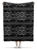 Заказать плед в Москве. Плед флисовый 130x170 см Черно-белая геометрия от IrinkaArt  - готовые дизайны и нанесение принтов.