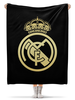 Заказать плед в Москве. Плед флисовый 130x170 см Реал Мадрид от geekbox - готовые дизайны и нанесение принтов.