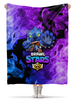 Заказать плед в Москве. Плед флисовый 130x170 см Brawl Stars Leon от weeert - готовые дизайны и нанесение принтов.