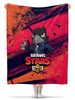 Заказать плед в Москве. Плед флисовый 130x170 см Brawl Stars CROW от weeert - готовые дизайны и нанесение принтов.