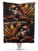 Заказать плед в Москве. Плед флисовый 130x170 см GOD OF WAR от robus - готовые дизайны и нанесение принтов.