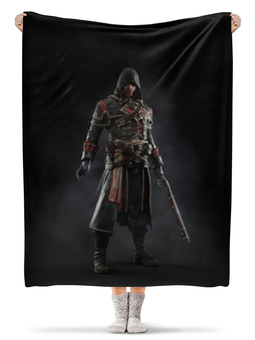 Заказать плед в Москве. Плед флисовый 130x170 см Assassins Creed (Rogue) от Аня Лукьянова - готовые дизайны и нанесение принтов.