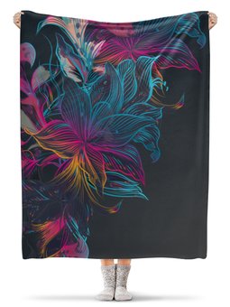 Заказать плед в Москве. Плед флисовый 130x170 см Abstract от oneredfoxstore@gmail.com - готовые дизайны и нанесение принтов.