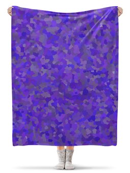 Заказать плед в Москве. Плед флисовый 130x170 см Glowing purple от mistral3000@mail.ru - готовые дизайны и нанесение принтов.