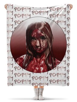 Заказать плед в Москве. Плед флисовый 130x170 см Poppy от Дана Столыпина - готовые дизайны и нанесение принтов.