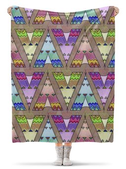 Заказать плед в Москве. Плед флисовый 130x170 см Abstract от oneredfoxstore@gmail.com - готовые дизайны и нанесение принтов.