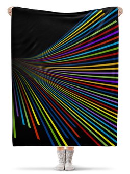 Заказать плед в Москве. Плед флисовый 130x170 см Abstract от oneredfoxstore@gmail.com - готовые дизайны и нанесение принтов.