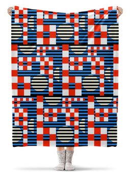 Заказать плед в Москве. Плед флисовый 130x170 см Авторский стиль от mimiart  - готовые дизайны и нанесение принтов.