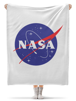 Заказать плед в Москве. Плед флисовый 130x170 см NASA | НАСА от The Spaceway  - готовые дизайны и нанесение принтов.