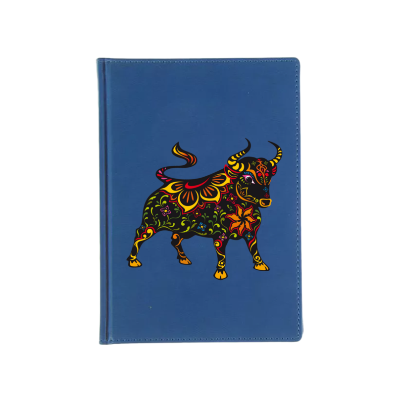 Printio Ежедневник недатированный Год быка (с новым годом!) ежедневник недатированный голубой 336 страницы basic цвет голубой