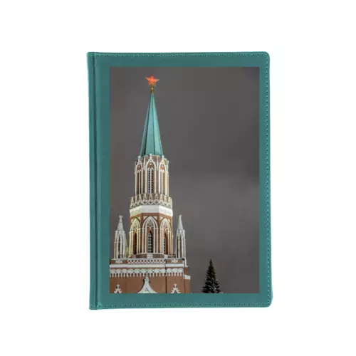 Заказать ежедневник в Москве. Ежедневник недатированный Никольская башня от Anstey  - готовые дизайны и нанесение принтов.