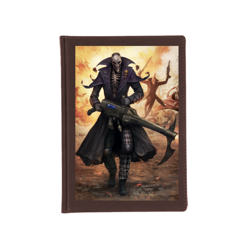 Заказать ежедневник в Москве. Ежедневник недатированный Death Jester (Warhammer 40k) от GeekFox  - готовые дизайны и нанесение принтов.