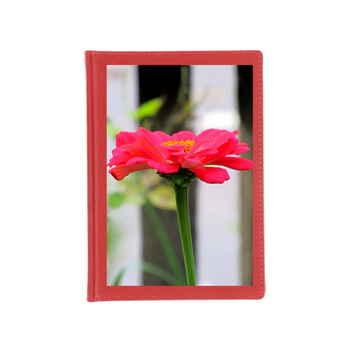 Заказать ежедневник в Москве. Ежедневник недатированный красный цветок от evragka  - готовые дизайны и нанесение принтов.