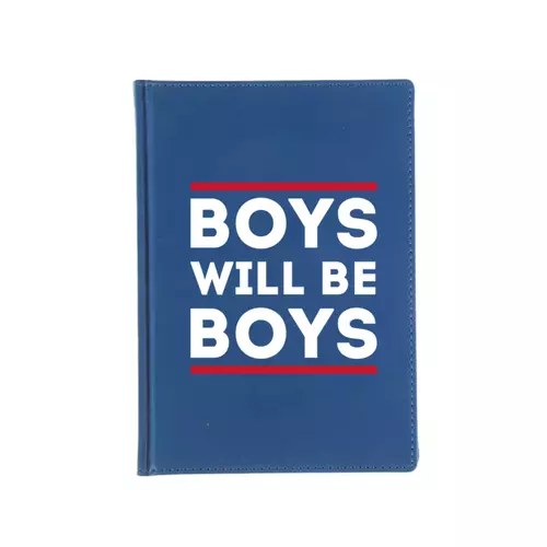 Заказать ежедневник в Москве. Ежедневник недатированный Boys Will Be Boys от Соль  - готовые дизайны и нанесение принтов.