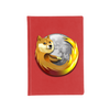 Заказать ежедневник в Москве. Ежедневник недатированный Doge Firefox от Jimmy Flash - готовые дизайны и нанесение принтов.