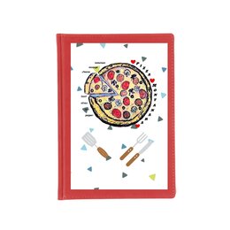 Заказать ежедневник в Москве. Ежедневник недатированный Пицца от evragka  - готовые дизайны и нанесение принтов.