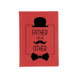Заказать ежедневник в Москве. Ежедневник недатированный Father папа черный от tigerda  - готовые дизайны и нанесение принтов.