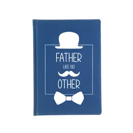 Заказать ежедневник в Москве. Ежедневник недатированный Father папа белый от tigerda  - готовые дизайны и нанесение принтов.
