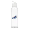 Заказать бутылки в Москве. Бутылка для воды Синий кит  цветами от tigerda  - готовые дизайны и нанесение принтов.