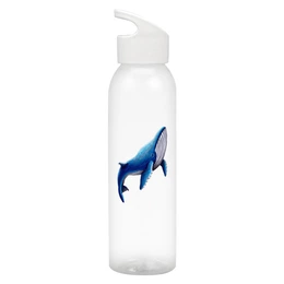 Заказать бутылки в Москве. Бутылка для воды Синий кит от tigerda  - готовые дизайны и нанесение принтов.