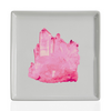 Заказать тарелку в Москве. Тарелка квадратная Розовый кварц принесет любовь и удачу от tvorecvid@yandex.ru - готовые дизайны и нанесение принтов.