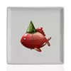 Заказать тарелку в Москве. Тарелка квадратная Красная рыба от Ирина Акельева - готовые дизайны и нанесение принтов.
