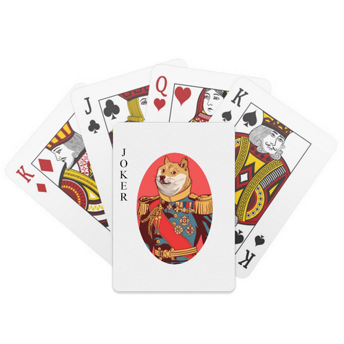 Заказать игральные карты в Москве. Игральные карты Doge  от Jimmy Flash - готовые дизайны и нанесение принтов.
