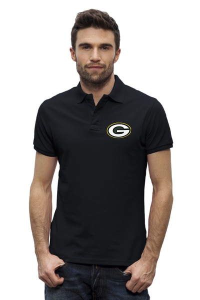 Заказать мужскую поло в Москве. Рубашка Поло Stanley Performs Green Bay Packers от dobryidesign - готовые дизайны и нанесение принтов.