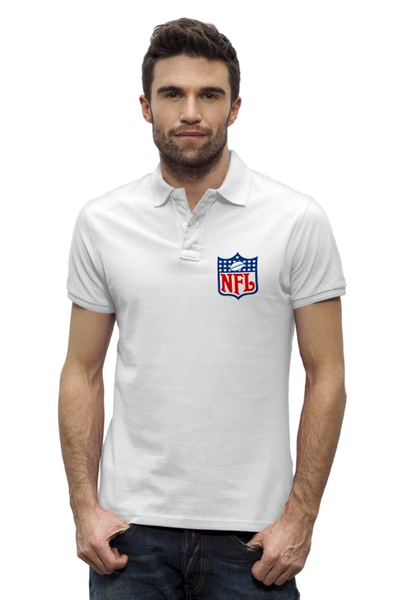 Заказать мужскую поло в Москве. Рубашка Поло Stanley Performs NFL от Weed Stuff`a - готовые дизайны и нанесение принтов.