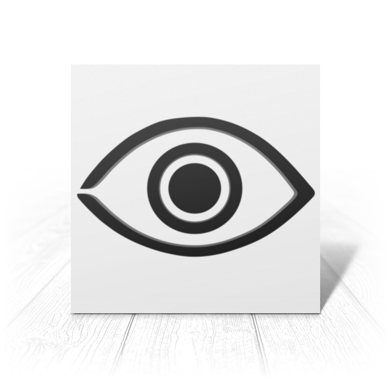 Printio Открытка 15x15 см Бездомный бог (маска с глазом) printio магниты прямоугольные 9×5 см бездомный бог маска с глазом