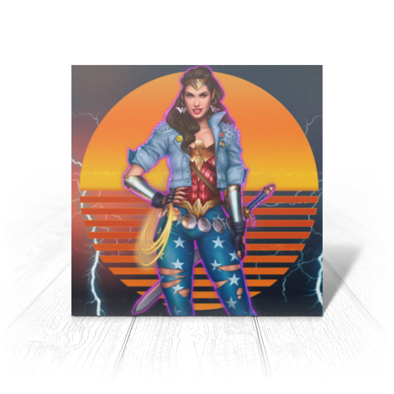 Printio Открытка 15x15 см Чудо-женщина / wonder woman printio открытка 15x15 см чудо женщина