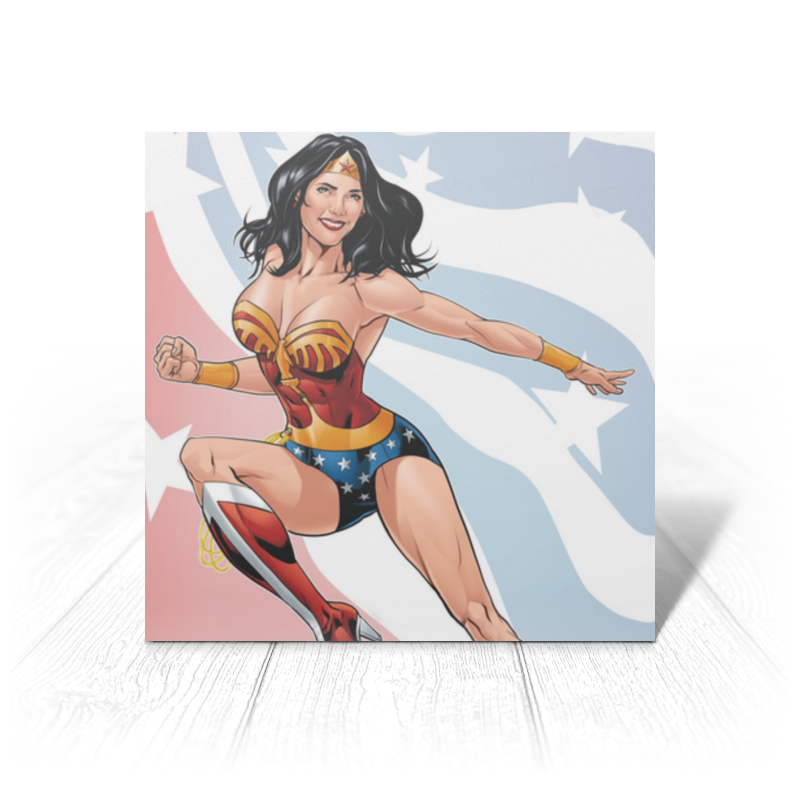 Printio Открытка 15x15 см Чудо-женщина / wonder woman printio открытка 15x15 см чудо женщина