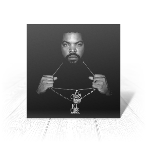 Заказать открытку в Москве. Открытка 15x15 см Ice Cube от skynatural - готовые дизайны и нанесение принтов.