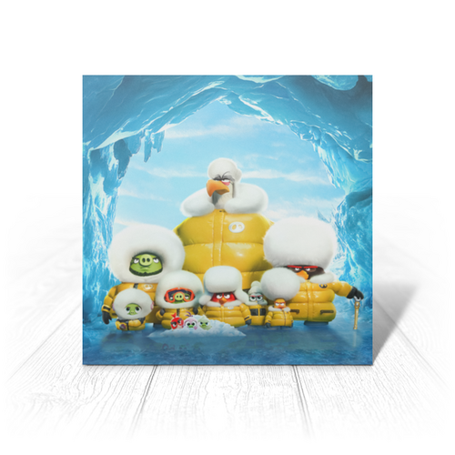 Заказать открытку в Москве. Открытка 15x15 см Angry Birds от skynatural - готовые дизайны и нанесение принтов.