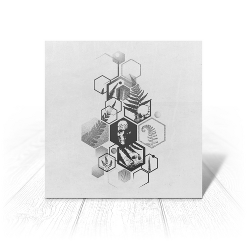 Заказать открытку в Москве. Открытка 15x15 см Папоротник от oneredfoxstore@gmail.com - готовые дизайны и нанесение принтов.
