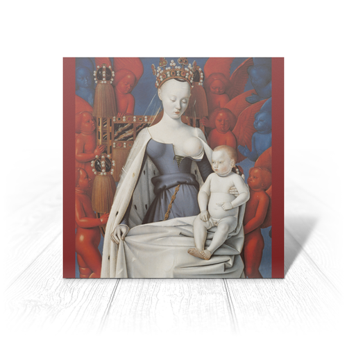 Заказать открытку в Москве. Открытка 15x15 см Дева Мария (Маленский диптих) от trend - готовые дизайны и нанесение принтов.