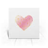 Заказать открытку в Москве. Открытка 15x15 см  Low Poly Heart  от natulia_hatulia@yahoo.com - готовые дизайны и нанесение принтов.
