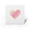Заказать открытку в Москве. Открытка 15x15 см  Low Poly Heart  от natulia_hatulia@yahoo.com - готовые дизайны и нанесение принтов.